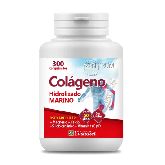 Ynsadiet Zentrum Collagène marin hydrolysé, 300 comprimés