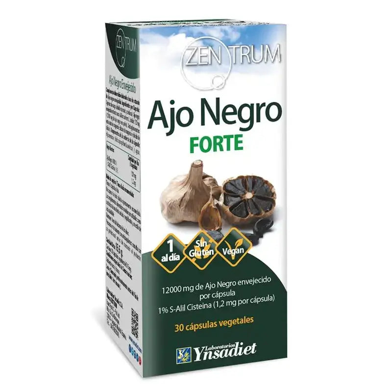 Ynsadiet Zentrum Extrait d'Ail Noir Forte , 30 gélules