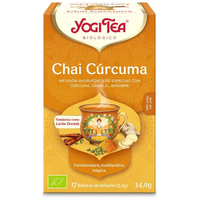 Yogi Tea Organic Organic Turmeric Chai 17 Sachets