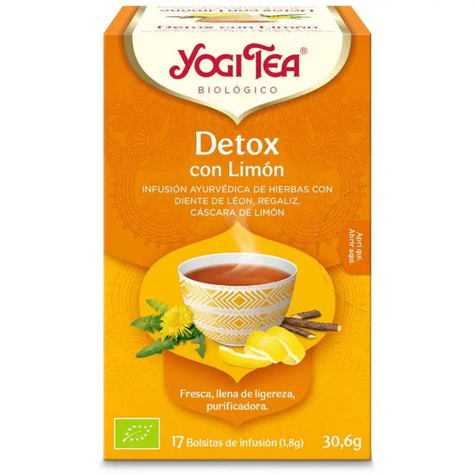 Yogi Tea Organic Detox with Lemon 17 Sachets