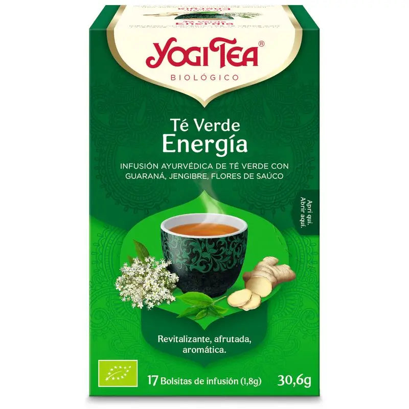 Yogi Tea Organic Green Tea Energy 17 Sachets