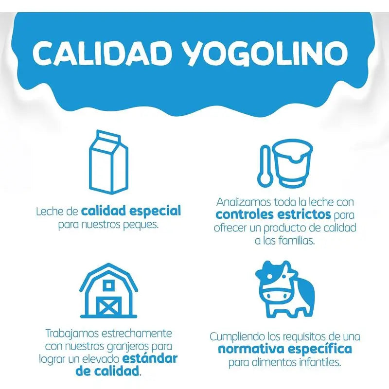 Yogolino Sachets Banane Sans Sucre, 100g x 8 unités