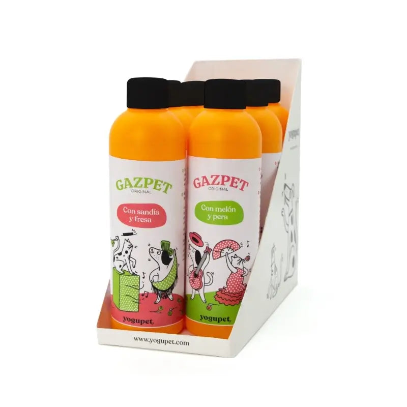Yogupet Gazpet Mélange pastèque-fraise-melon-poire, 6x250 g
