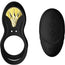 Zalo Bayek Remote Control Vibrating Ring for Couples Black