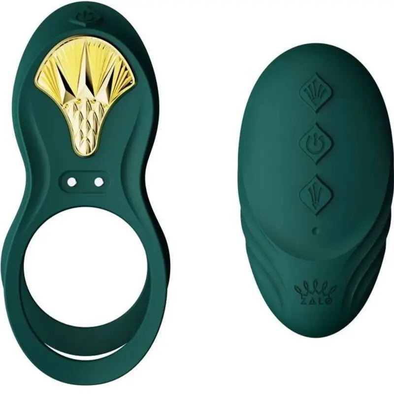 Zalo Bayek Vibrating Ring Remote Control Couples Green