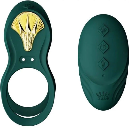 Zalo Bayek Vibrating Ring Remote Control Couples Green