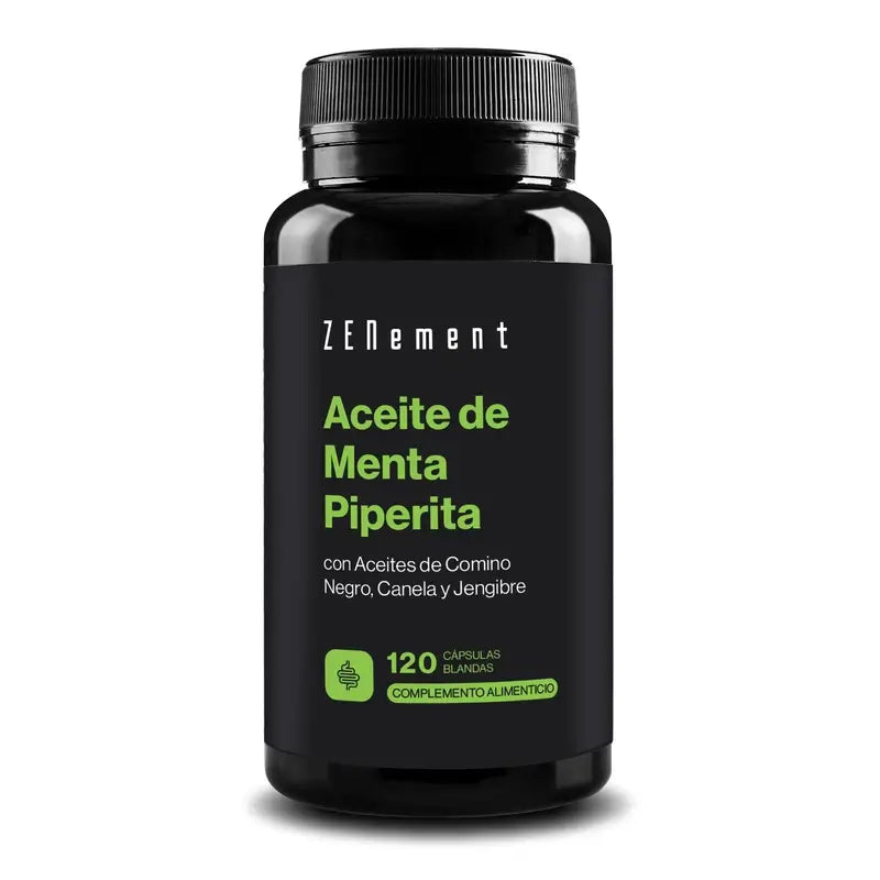 Zenement Huile de Menthe Poivrée Piperita, 120 softgels