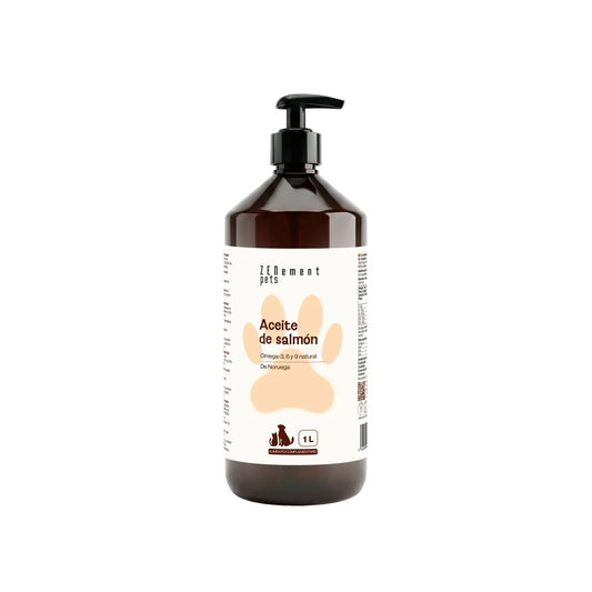 Zenement Huile de saumon pour chiens et chats, 1 000 ml