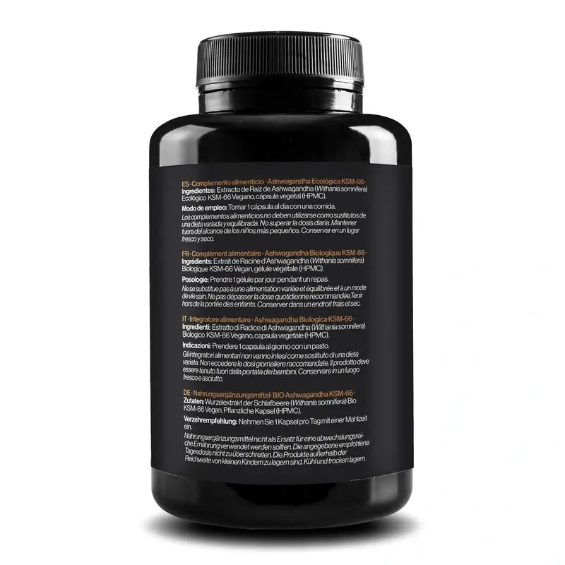 Zenement Ashwagandha Organic Ksm-66, 120 gélules végétaliennes