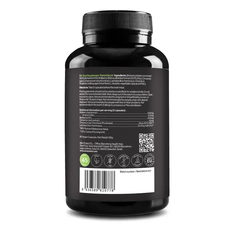 Zenement Berbeglucid, 90 gélules végétaliennes