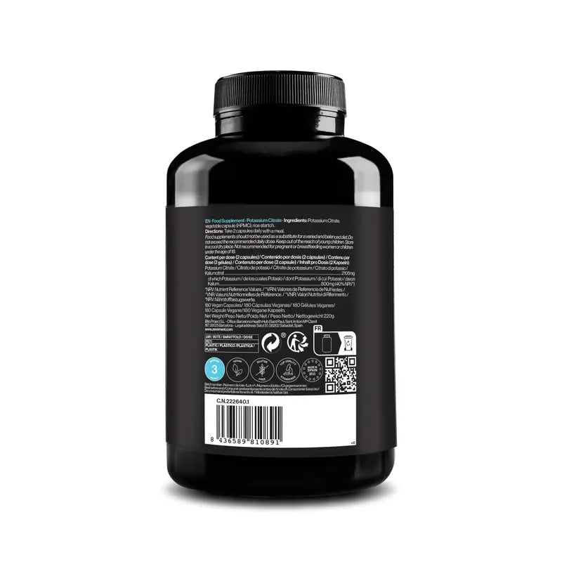 Zenement Citrate de Potassium 2105 Mg, 180 gélules végétaliennes