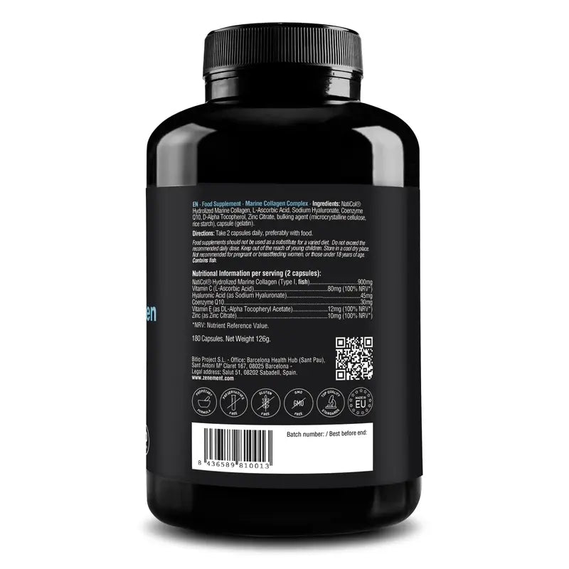 Zenement Marine Collagen Complex, 180 gélules