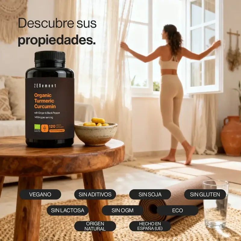 Zenement Organic Turmeric 120 gélules végétaliennes