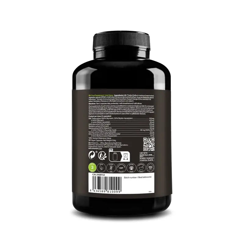 Zenement Detox Liver, 180 gélules végétaliennes