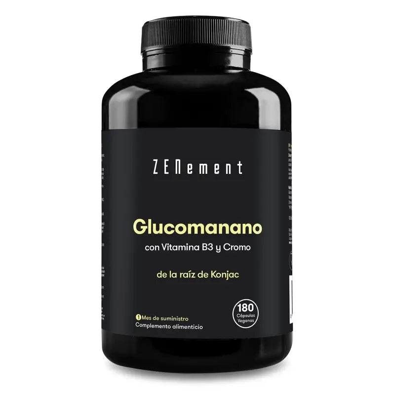 Zenement Glucomannan Natural Satiety, 180 gélules végétaliennes