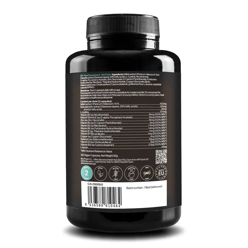 Zenement Hair Forte, 120 gélules végétales