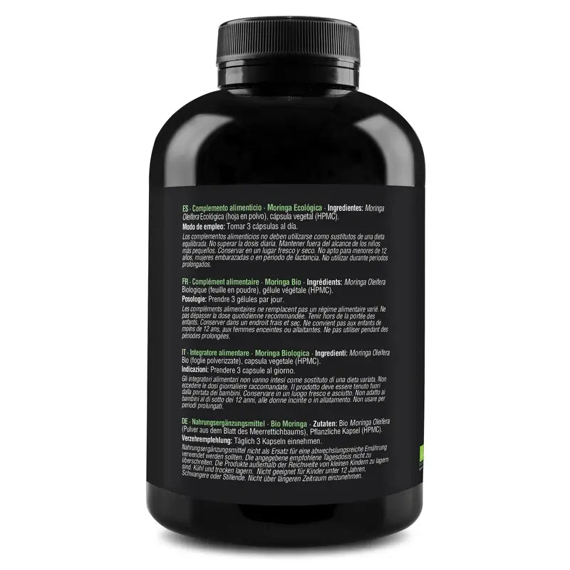 Zenement Moringa Organic, 260 gélules végétaliennes