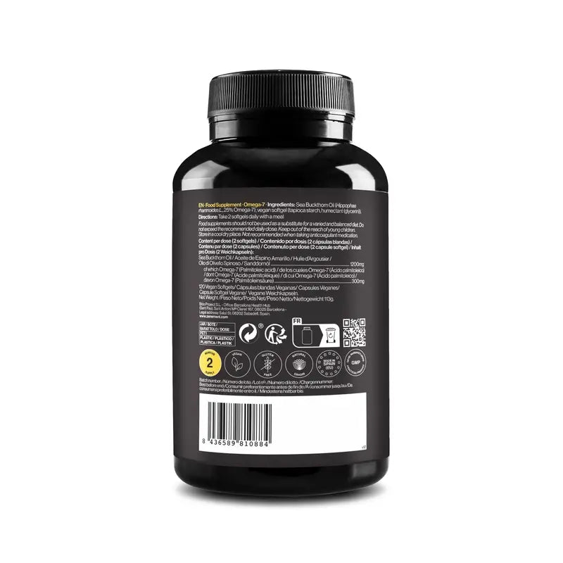 Zenement Omega-7, 120 softgels végétaliens