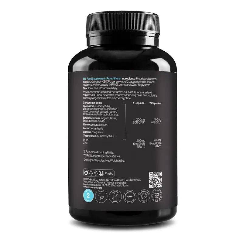 Zenement Proactiflora, 120 gélules végétales