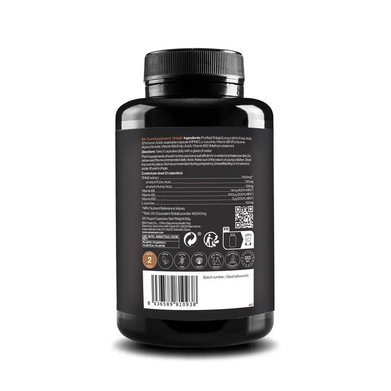 Zenement Shilajit, 120 gélules végétaliennes