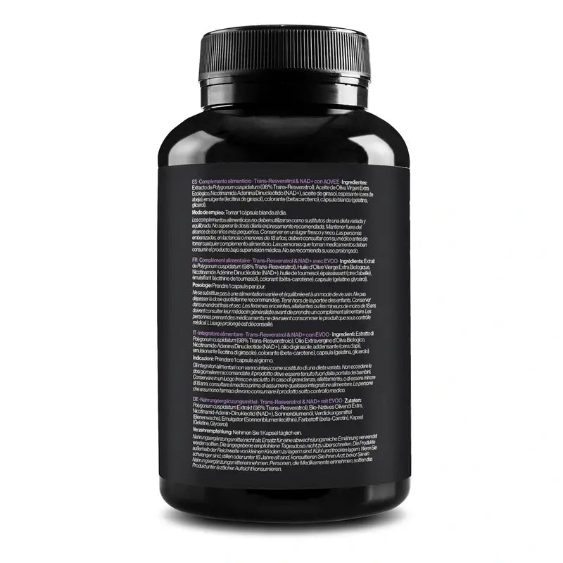 Zenement Trans-Resveratrol & Nad+ Avec Aove, 90 softgels