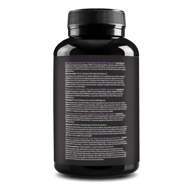 Zenement Trans-Resveratrol ET Nad+ Liposomal, 90 gélules végétaliennes