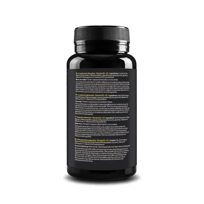 Zenement Vitamine D3 + K2, 2000 Ui ET 150 µg Mk-7, 200 softgels