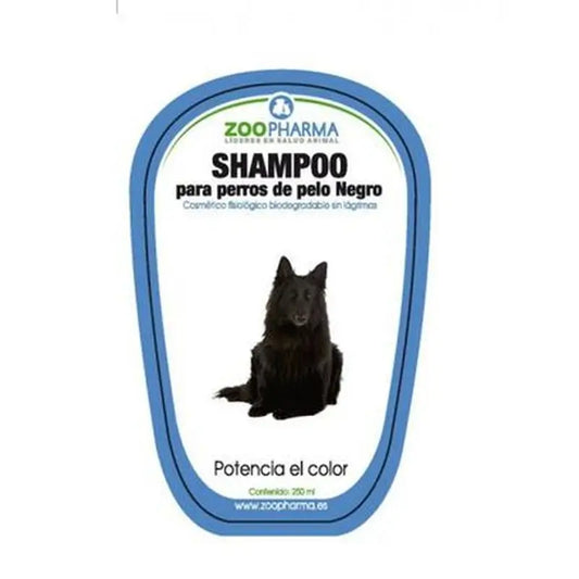 Zoopharma Black Hair Shampoo for Dogs 250ml.