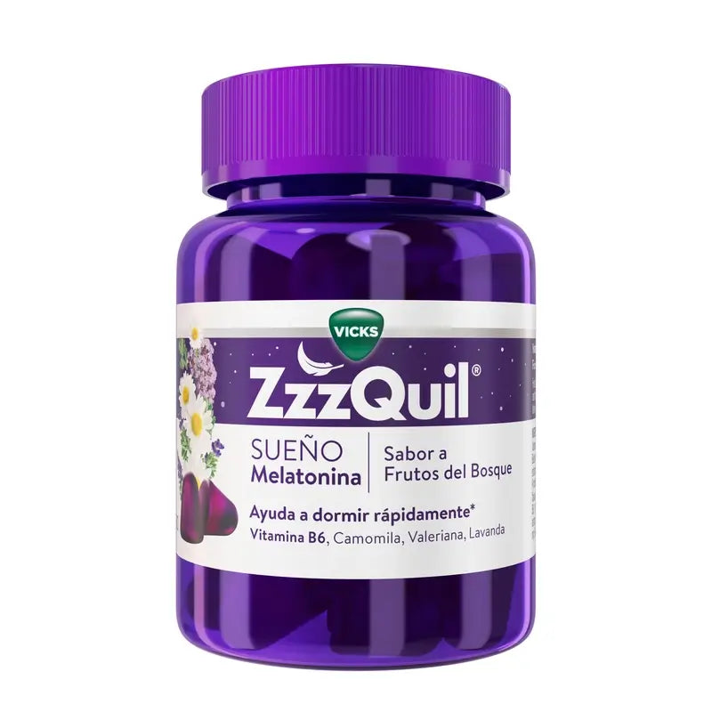 ZzzQuil Natura Melatonin, 30 gommes