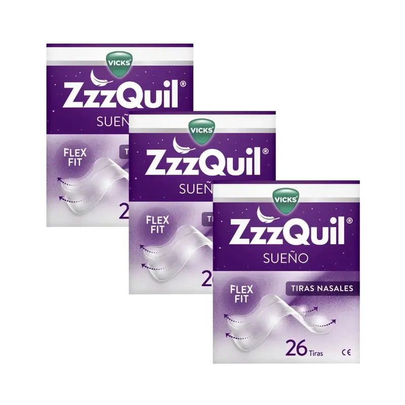 Zzzquil Sleep Nasal Strips, Breathe & Sleep Better, 3X26 Strips